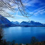 公寓 Thun Alps Scenic Views And Concierge By Swisshut 斯格里维尔