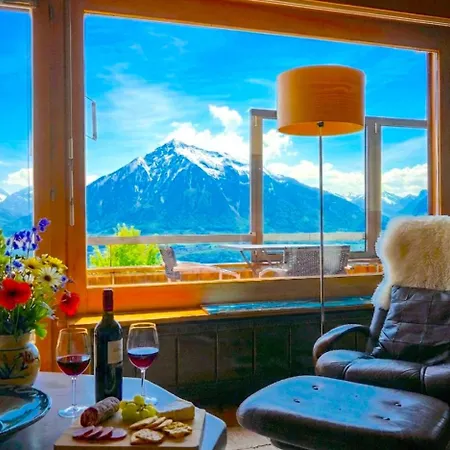 Thun Alps Scenic Views And Concierge By Swisshut Apartamento Sigriswil