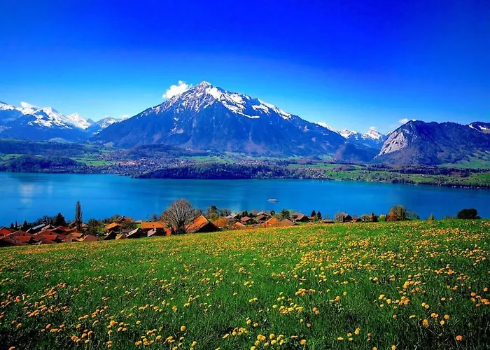 Thun Alps Scenic Views And Concierge By Swisshut Lejlighed Sigriswil