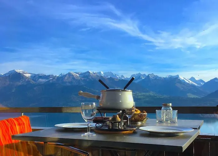 Thun Alps Scenic Views And Concierge By Swisshut * Sigriswil