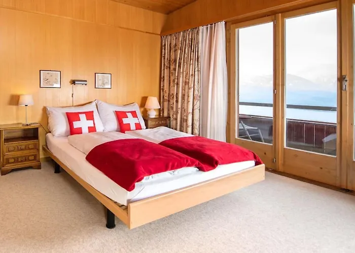 Lejlighed Thun Alps Scenic Views And Concierge By Swisshut *